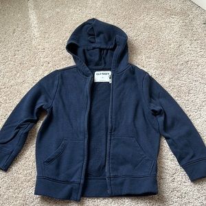 Old Navy boys zip front hoodie, size 4t